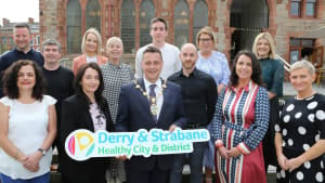 Mayor celebrates WHO Healthy City designation for Derry & Strabane